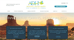 Desktop Screenshot of aestheticdentalhealth.com